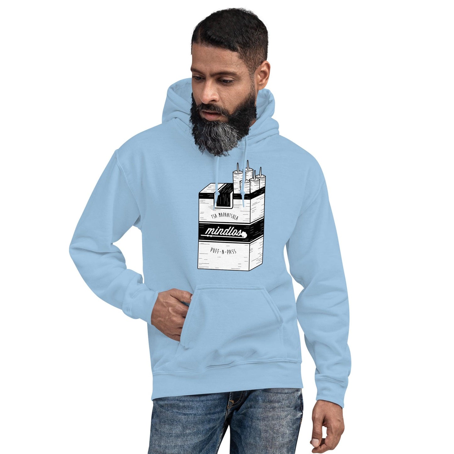 Mindlos Puff and Pass Unisex Hoodie - Mindlos