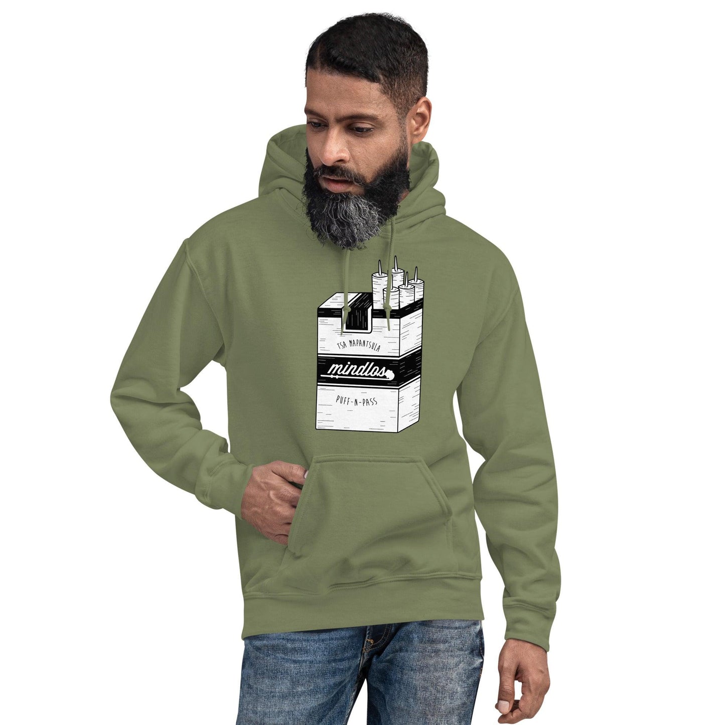 Mindlos Puff and Pass Unisex Hoodie - Mindlos