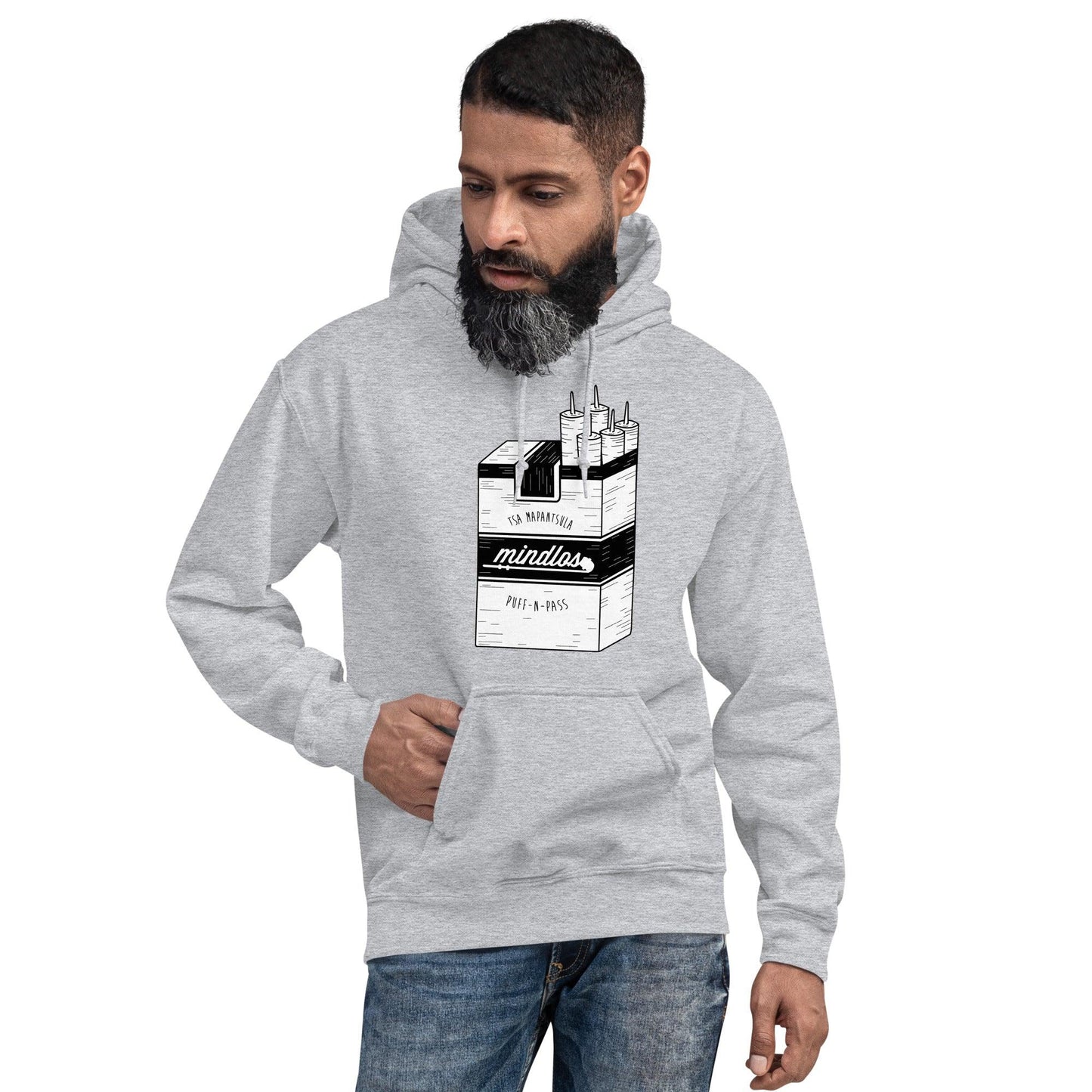 Mindlos Puff and Pass Unisex Hoodie - Mindlos