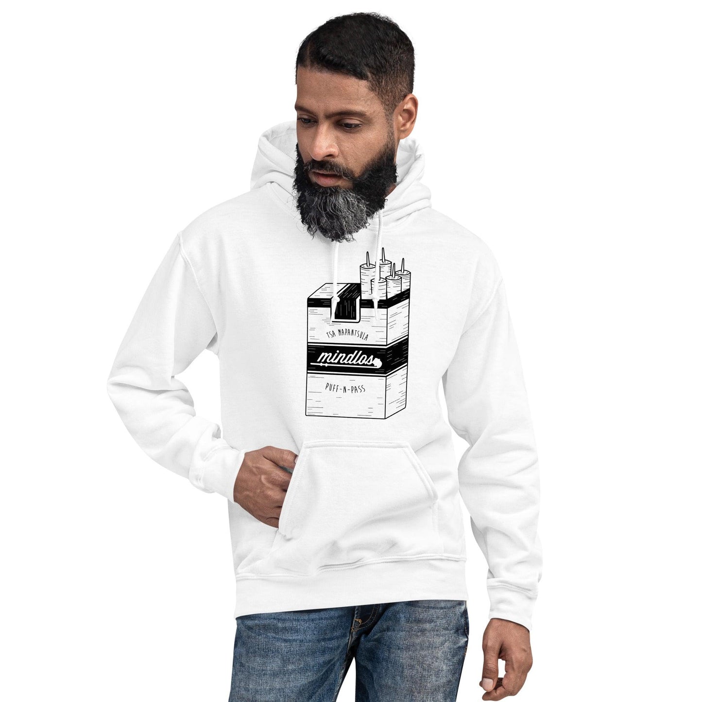 Mindlos Puff and Pass Unisex Hoodie - Mindlos