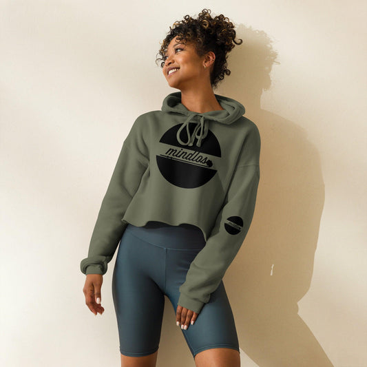 Mindlos Break The Cycle Crop Hoodie - Mindlos